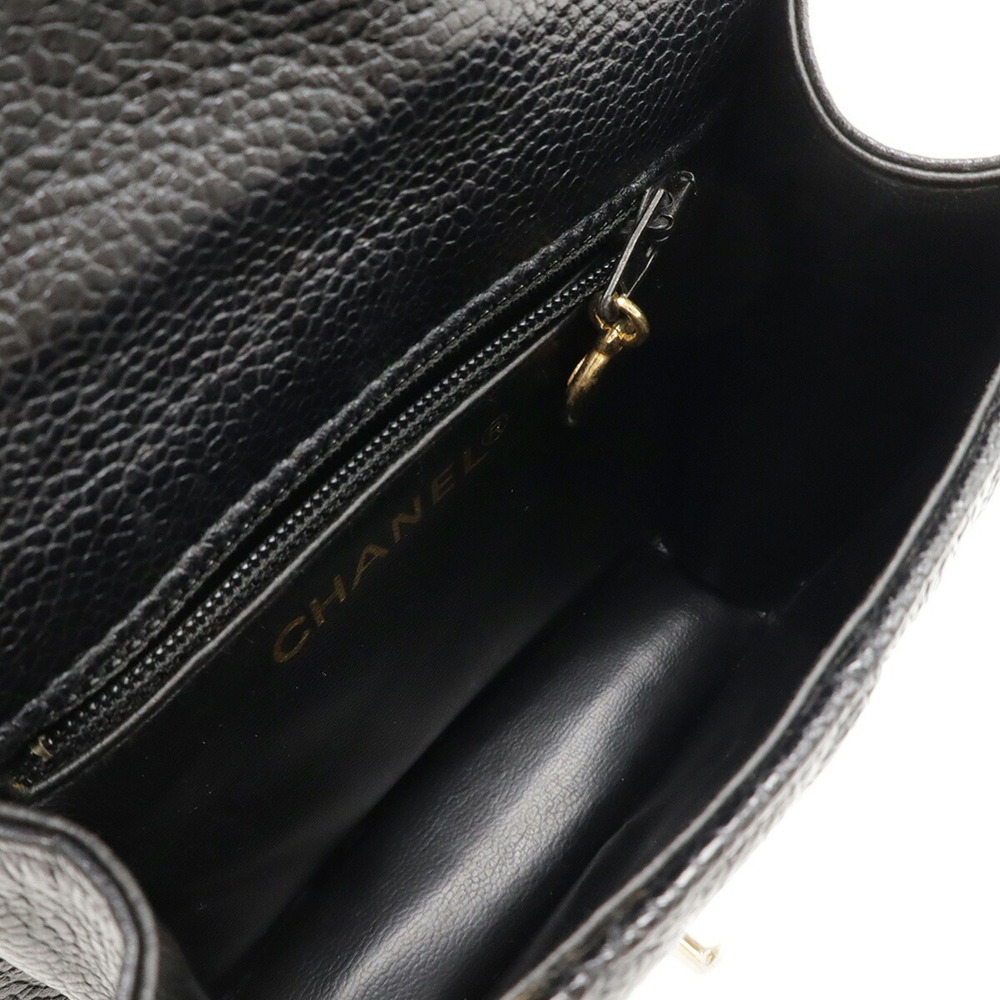 CHANEL Black Caviar Leather Hobo Bag - Picture 8 of 10